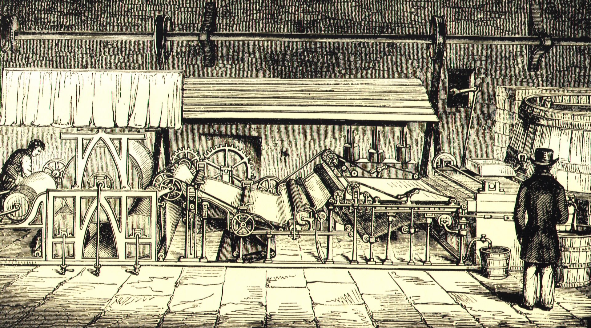 1859年の抄紙機