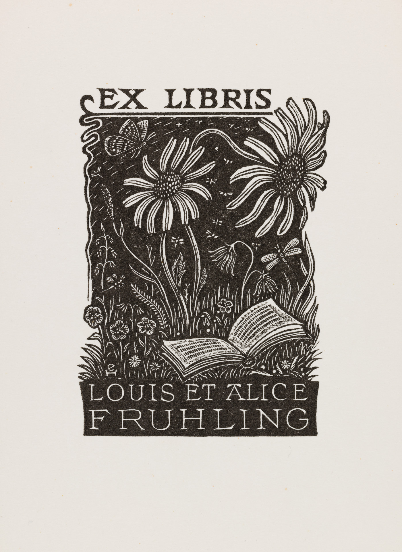 Exlibris Louis et Alice Fruhling