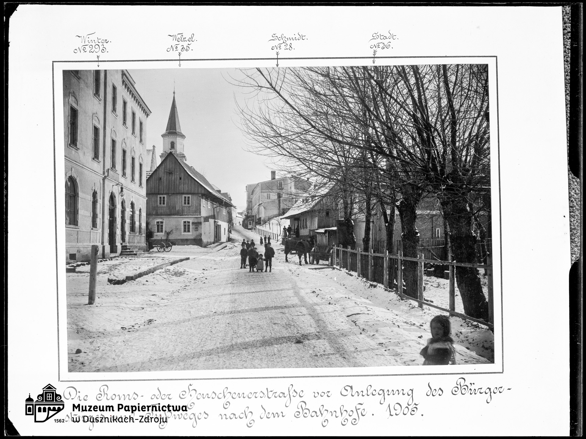 Zdjęcie przedstawiające Heuscheuer Strasse w Bad Reinerz (Duszniki-Zdrój)